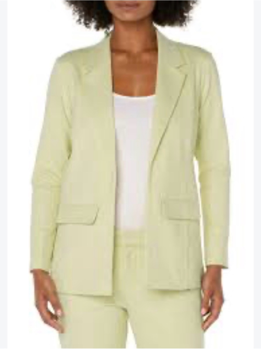 Liverpool NWT Blazer Size Medium Petite Light Green Career Jacket